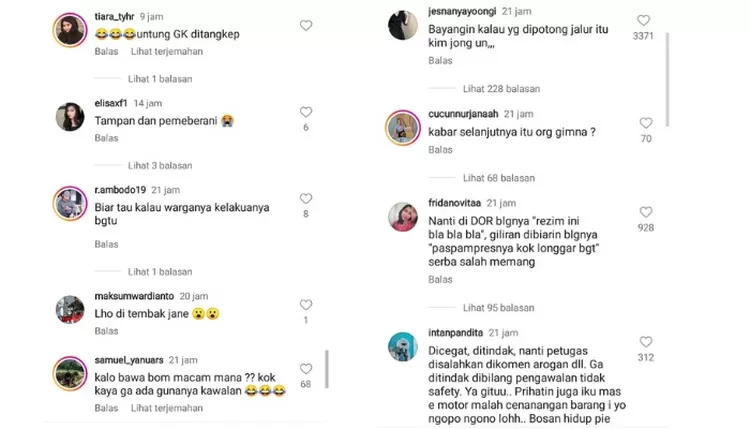 Kejadian video viral tersebut terjadi di kota Makassar, Sulawesi Selatan saat Presiden sedang berkunjung ke Pasar Terong.