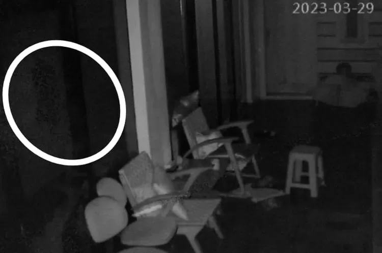 menunjukkan viral penampakan pocong di rumah Jessica Iskandar lewat CCTV, Veline Ratu Ayu ahli spiritual sebut ada yang kirim