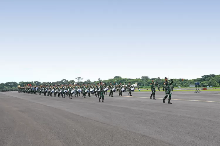 Gladi kotor jelang perayaan HUT ke-77 TNI AU