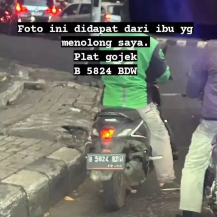 Identitas Kendaraan Pelaku