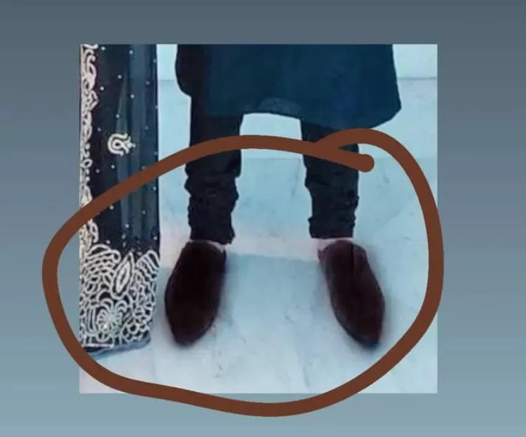 Syahrini diduga edit foto sepatu (warna sepatu) milik sang suami, Reino Barack, buat netizen jadi auto ngakak