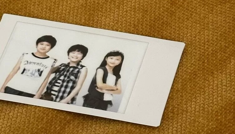 Moon Gayoung dan Moonbin ASTRO saat jadi model waktu masa kecil/Instagram @m_Kayoung