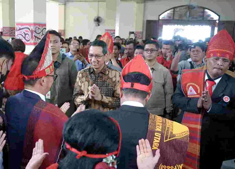 Panitia Peringatan Tahun Baru PSSSI dihadiri Pj Gubernur DKI Jakarta Heru Budi dan Wali Kota Jakarta Maulana Hakim, Minggu (7/5/2023)3)