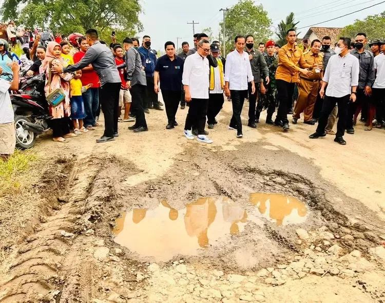 Kunjungan Jokowi di Lampung