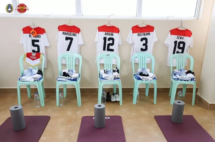 Ruang ganti Timnas Indonesia di SEA Games 2023 Kamboja 