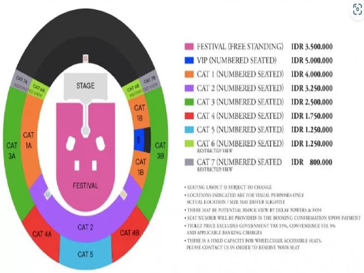 Bocoran Harga dan Seat Plan Konser Coldplay di Jakarta yang Viral di Lini Masa Mulai Rp800 Ribuan, Validkah?