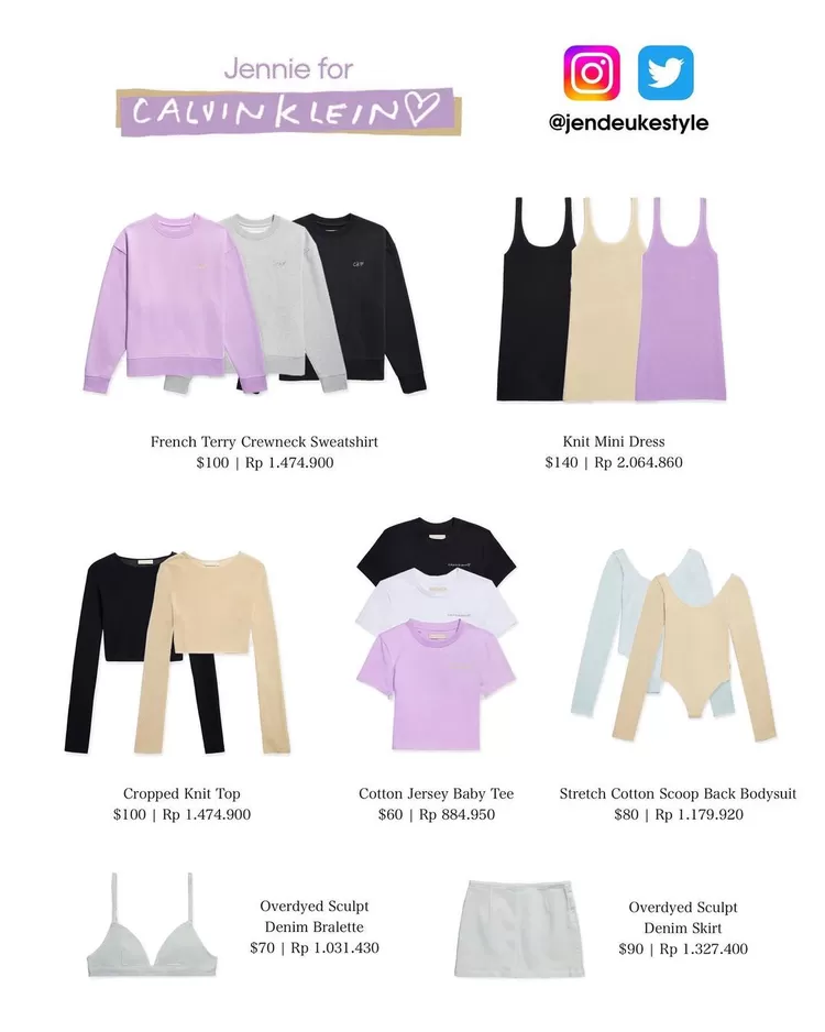 Ternyata Murah Meriah! Segini Harga Pakaian Dalam Jennie BLACKPINK Kolaborasi dengan Calvin Klein