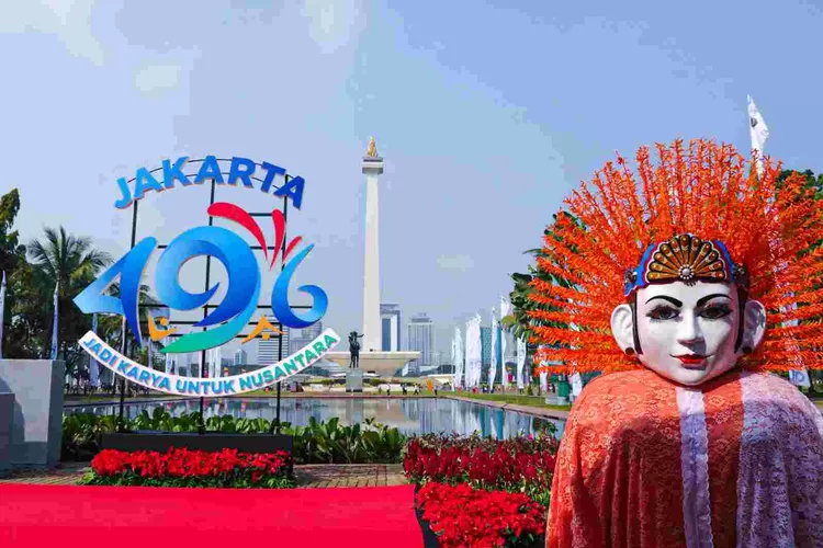 Logo peringatan HUT ke 496  kota Jakarta.