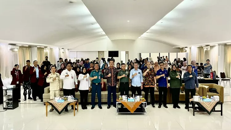 FMP Unhan  RI mengadakan kegiatan pengabdian kepada masyarakat secara offline yang dilaksanakan di Universitas Dian Nusantara Jakarta. (Foto: Unhan RI)
