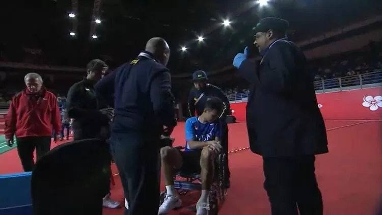 Christian Adinata cedera di Malaysia Masters 2023