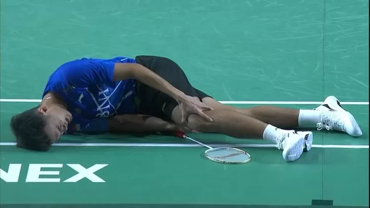 Christian Adinata cedera di semifinal Malaysia Masters 2023