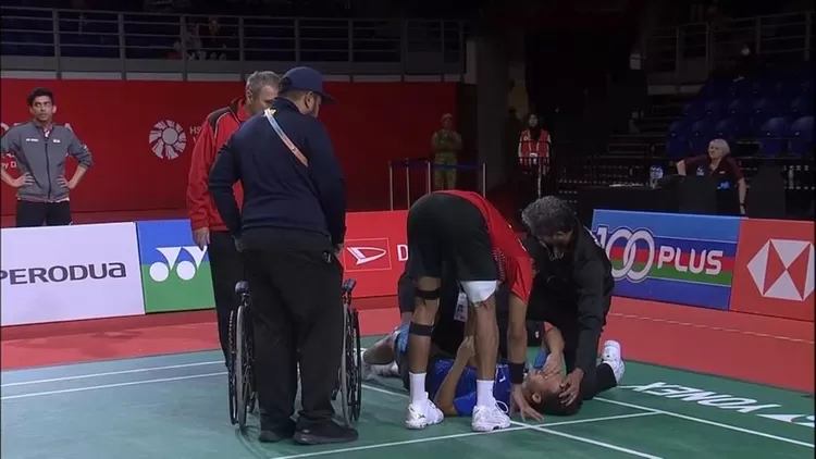 Christian Adinata cedera di Malaysia Masters 2023