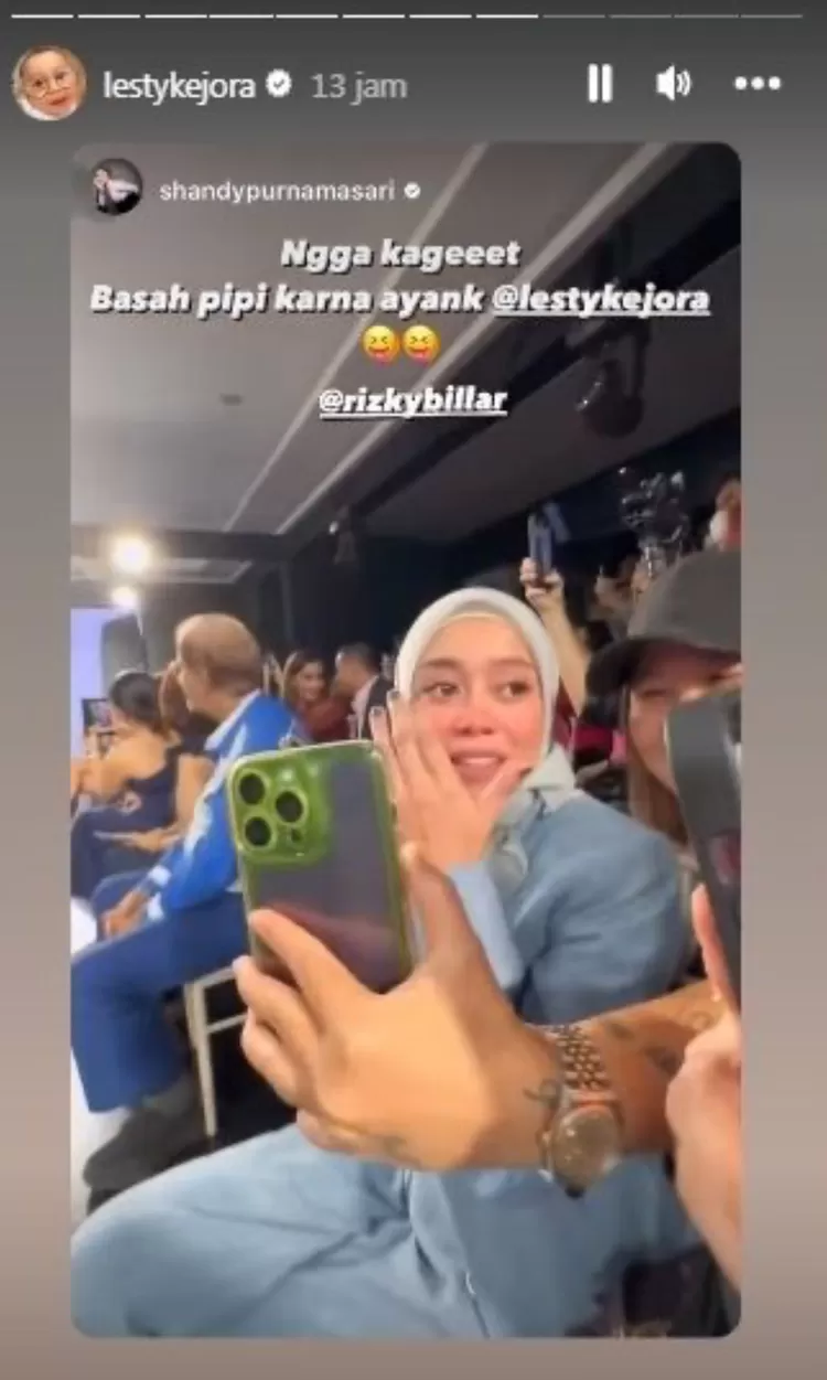 Lesti Kejora nangis lihat sang suami kerja lagi