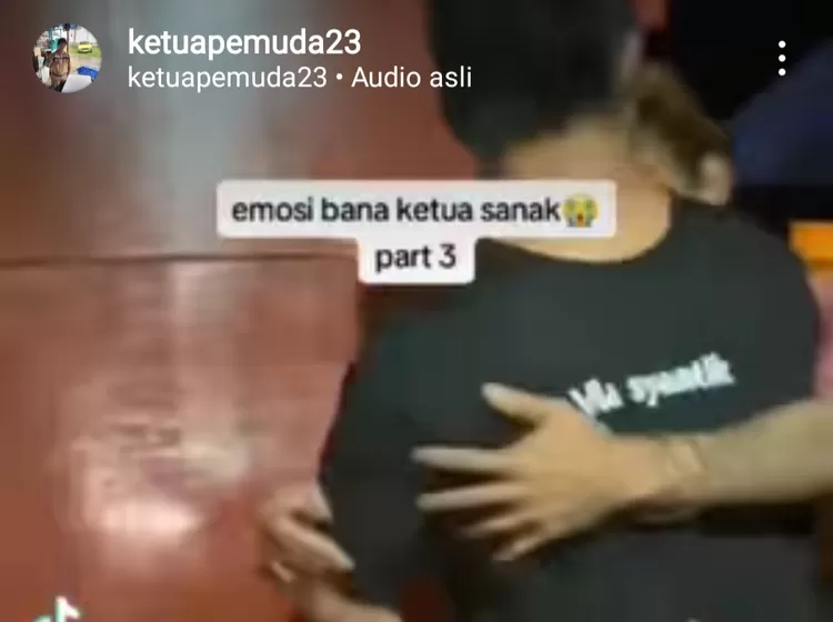 Iki Ketua Pemuda asal Padang Sumatera Barat tampak emosi