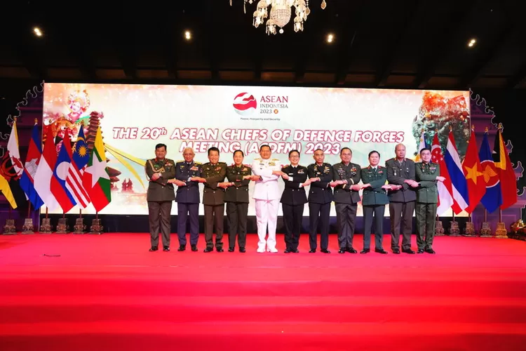 Sidang ASEAN Chief of Defence Forces Meeting (ACDFM) ke-20, di Candi Nusa Dua Bali, Rabu (7/6/2023). Foto: Puspen TNI