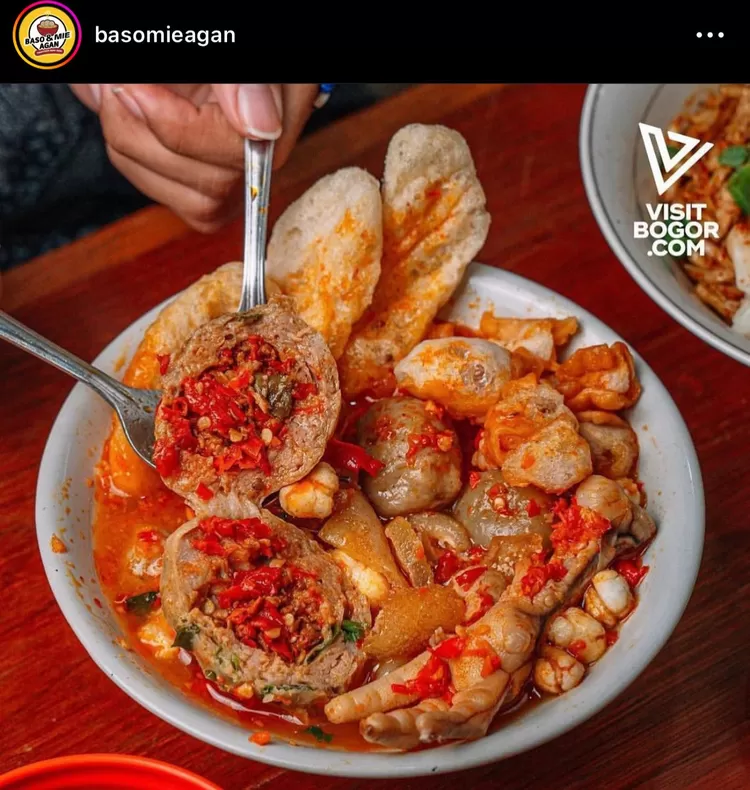 Baso dan Mie Agan. Rekomendasi kuliner pedas di Bogor.