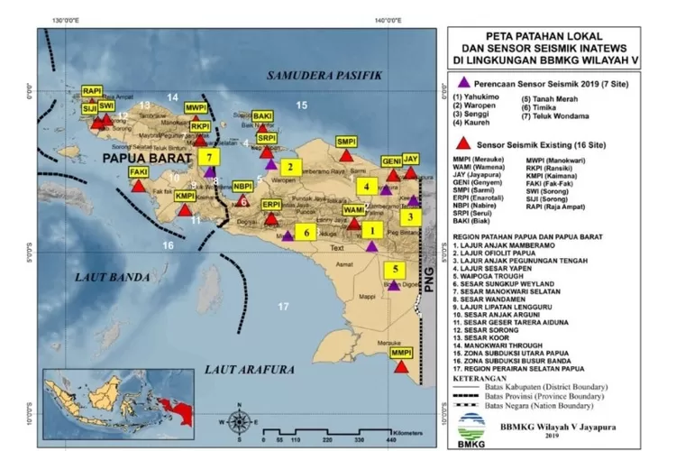 Kabar terbaru Gempa bumi bermagnitudo 6,2 mengguncang wilayah Keerom, Papua Barat, pada Senin (3/7/2023) pukul 09.51 WIB.