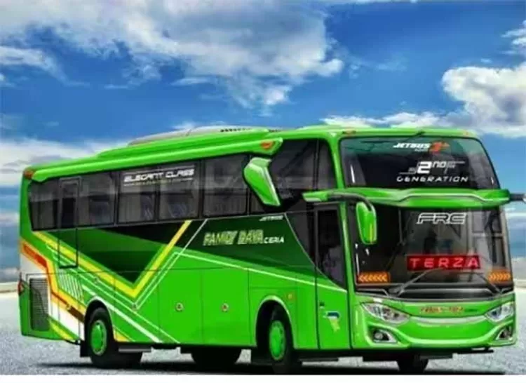 Bus Family Raya Ceria Tancap Gas dengan Rute Terjauh Sumatera Barat-Jawa Tengah Tanpa Transit
