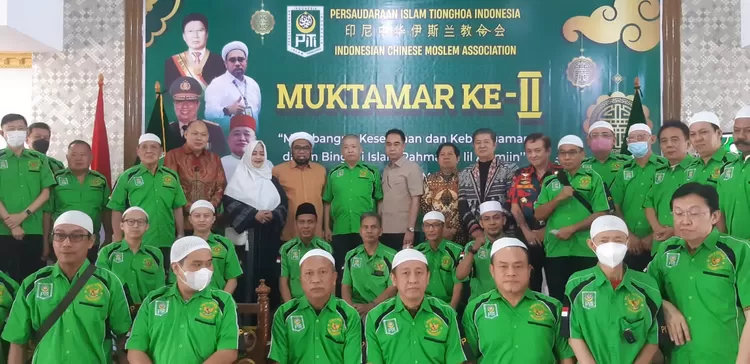 Jajaran pengurus Ormas PITI fose bersama usai pembukaan Munas II di Jakarta, Jumat- Sabtu( 21-22/7/2023).