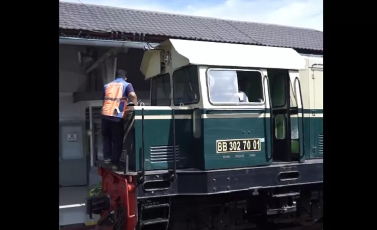 BB 302 legenda lokomotif dari Sumatera Utara