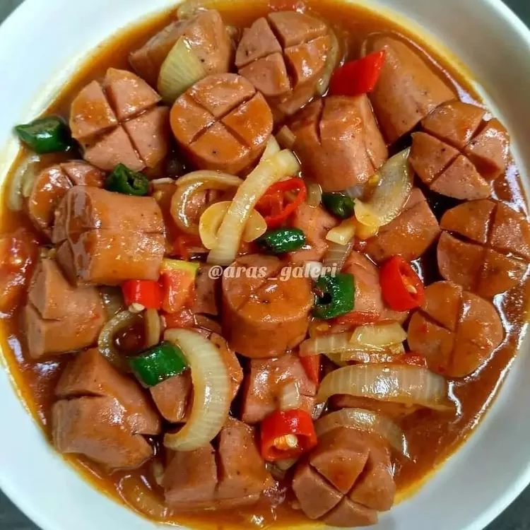 Resep Sosis Asam Manis