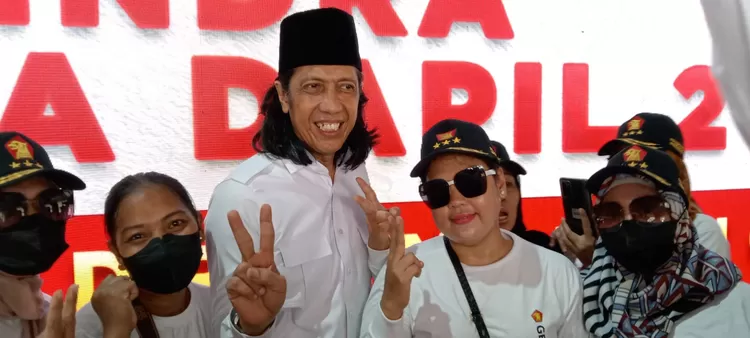 Ketua DPD II Partai Gerindra Jakarta Utara S Andhyka. bersama rekawan 