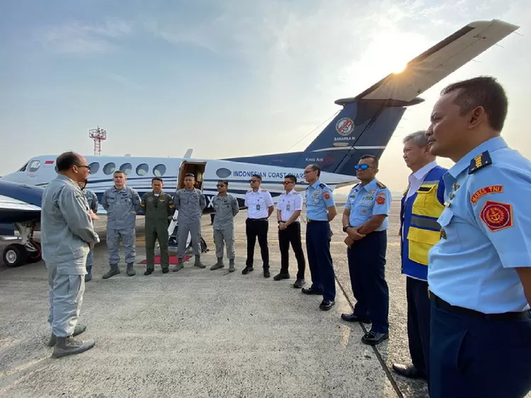 Operasi Udara Maritim Bhuana Nusantara III, merupakan evaluasi hasil anomali yang dilakukan oleh Pusat Komando dan Pengendalian (Puskodal) Bakamla RI. Foto: Humas Bakamla RI
