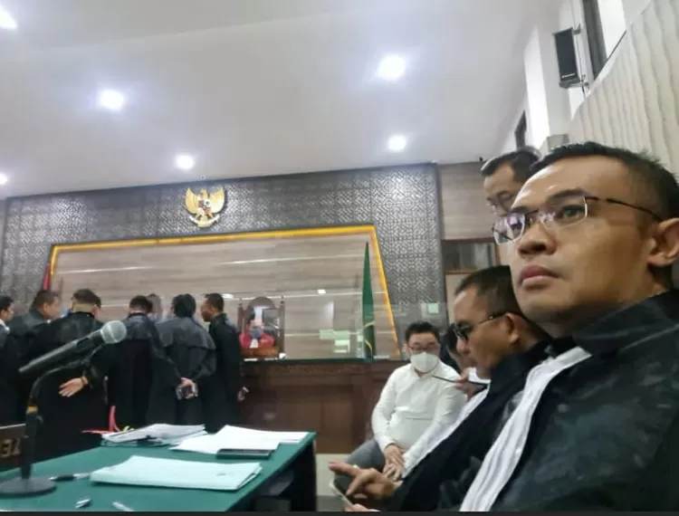 Sidang  lanjutan kasus Gagal Ginjal Akut di PN Kediri, Rabu (18/19/2023).