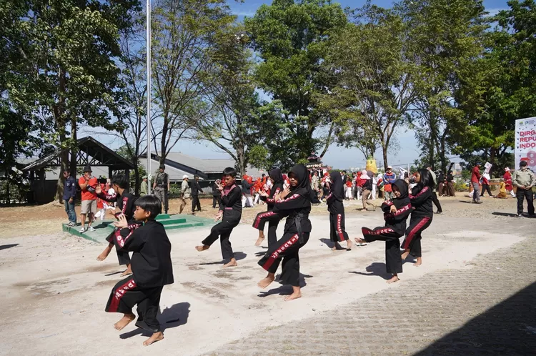 Peyarayaan HUT RI dengan kegiatan Pencak Silat