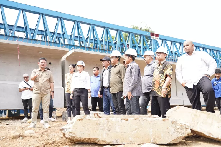 Sidak Pembangunan Jembatan Otista Komisi III Minta Kepastian Pembangunan Selesai Tepat Waktu