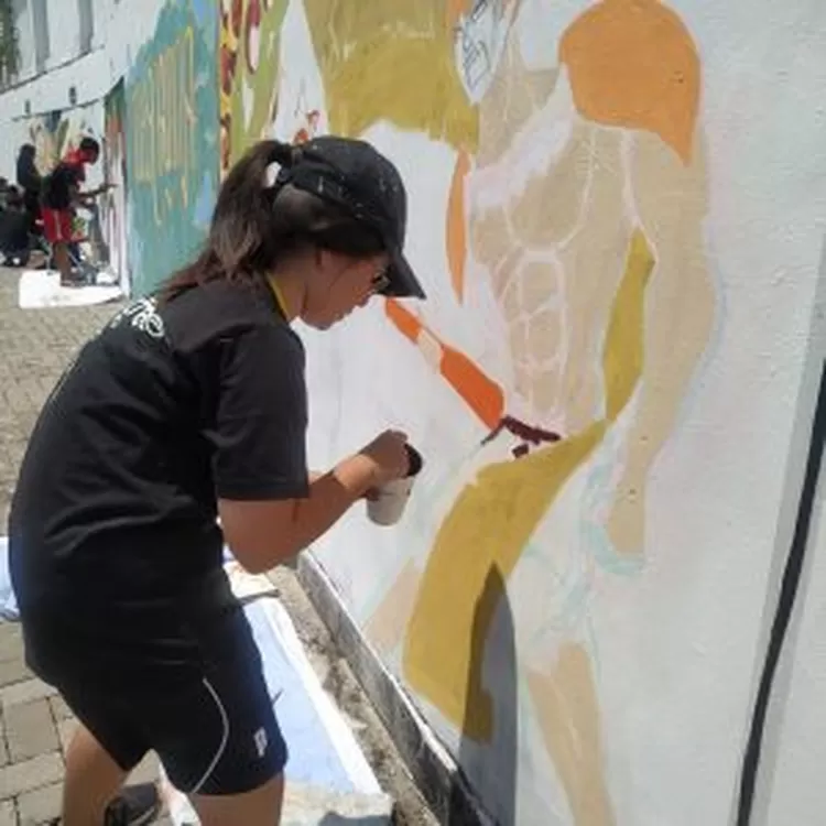 Lomba Mural DINUSFEST 2020 Asah Bakat Siswa SMA SMK Dalam Berkreasi