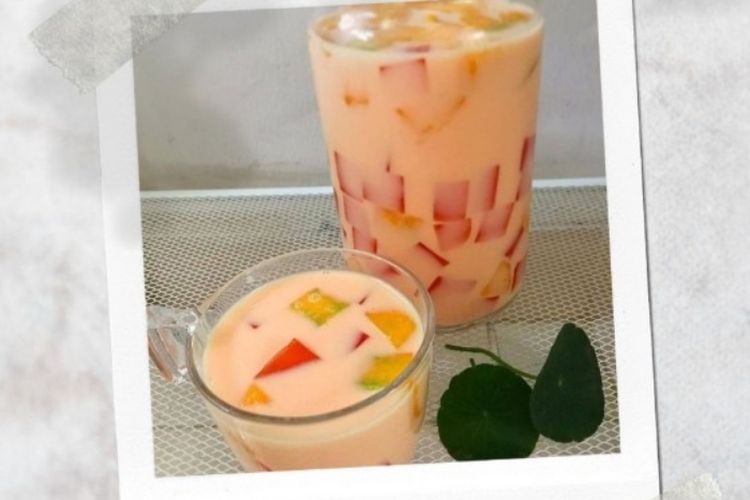 Resep Takjil Spesial Es Mangga Jelly,  Cocok untuk Minuman Manis Saat Berbuka Puasa