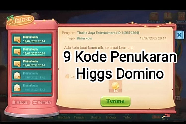 Klaim Cepat Chip Gratis 35B di Permainan Higgs Domino Lewat 9 Kode Penukaran Baru, Sebelum Diambil Gamers Lain