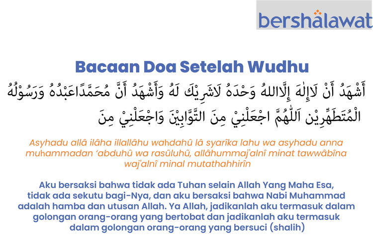 Doa Setelah Wudhu Latin Dan Arabnya Lengkap Dengan Artinya Di Sini