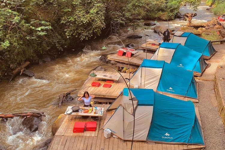 Pineus Tilu Riverside Pangalengan Tempat Camping Asyik Di Pinggir Sungai Jangan Lupa Boyong 7063
