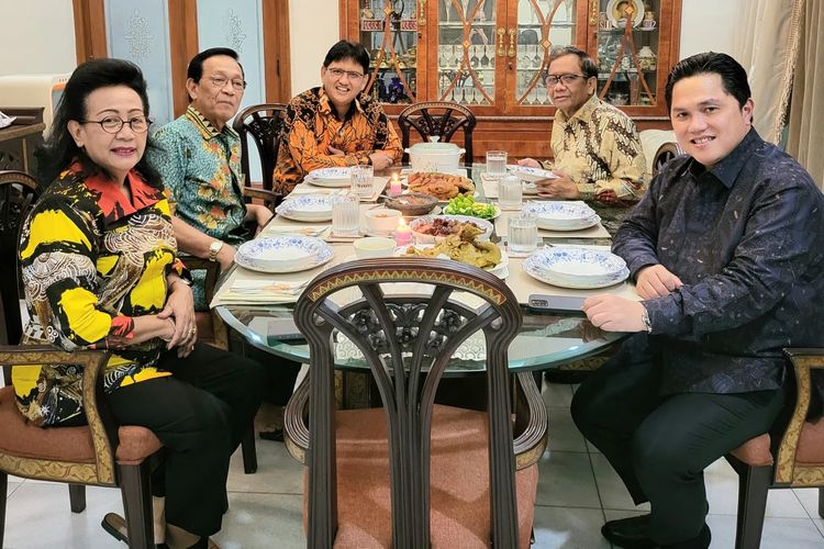 Mahfud Ungkap Sayur Lodeh Bikin Erick Thohir Langgar Diet Dijamu Sri Sultan, di Istana Presiden Jadi Menu Khas