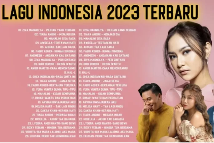 30 Daftar Lagu Indonesia yang Ngehits Awal 2023