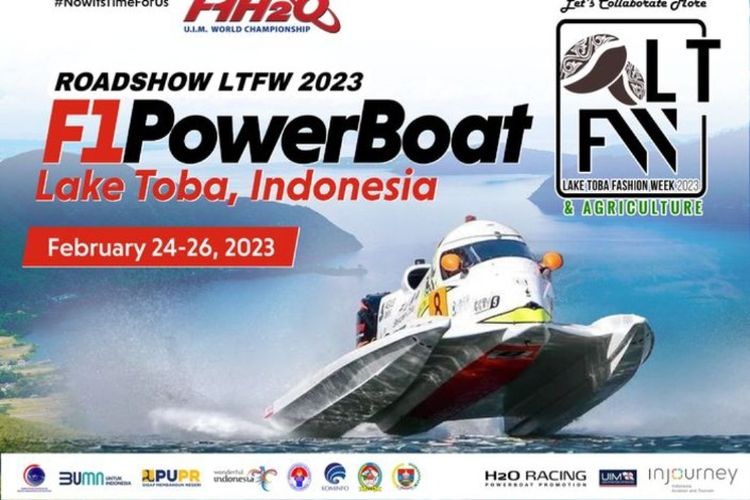 Segini Harga Tiket F1H20, Berikut Denah Sirkuit Balap Formula 1 Powerboat di Danau Toba 24-26 Februari 2023