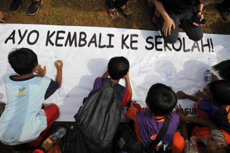Sebanyak 1.378  Anak Tidak Sekolah di Kampar-Riau, Bersiap Kembali Untuk belajar 