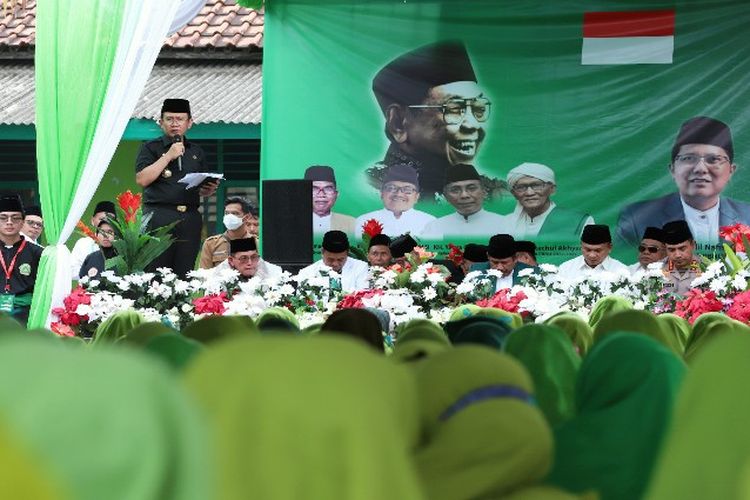 Peringati Satu Abad, PC NU Kabupaten Bekasi Launching MA Unggulan KH R Makmun Nawawi