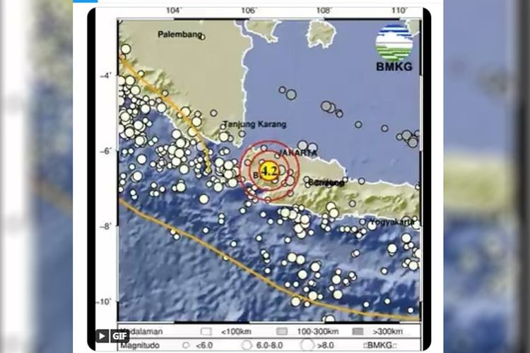 INFO Gempa Guncang Bogor Jawa Barat Berkekuatan Magnitudo 4,2 Hari Ini