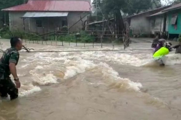 Hujan Lebat di Anambas Beberapa Lokasi di Tarempa Banjir