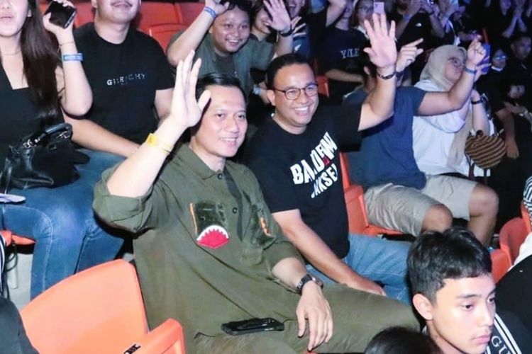 AHY Pamer Foto Bersama Anies Baswedan di Konser Dewa 19, Bakal Bersama di Pilpres 2024?