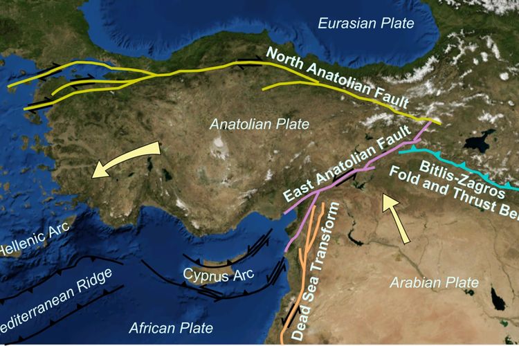 Analisa BMKG Soal Gempa Turki 7,8 Magnitudo diluar Catatan Sejarah, Daryono: Seharusnya Bukan di Selatan