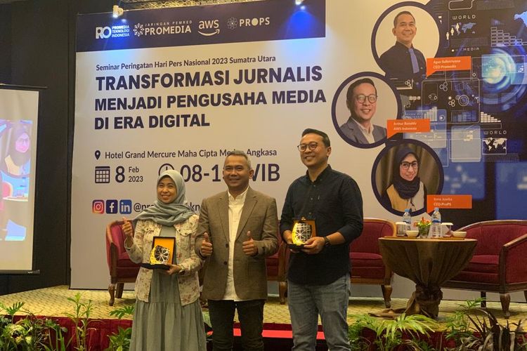 Promedia Gelar Seminar peringati HPN 2023 di Medan : Jurnalis dan bersepakat membangun bisnis media