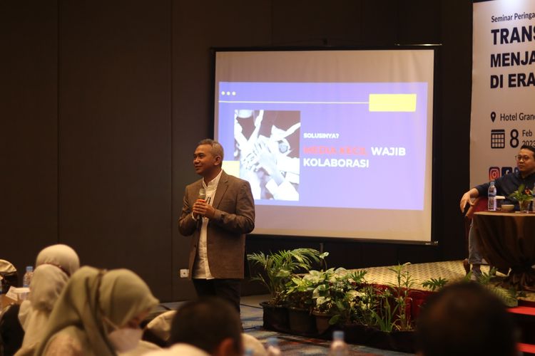 Mengupas Transformasi Jurnalis Menjadi Pengusaha Media dalam Seminar pada HPN 2023 di Medan