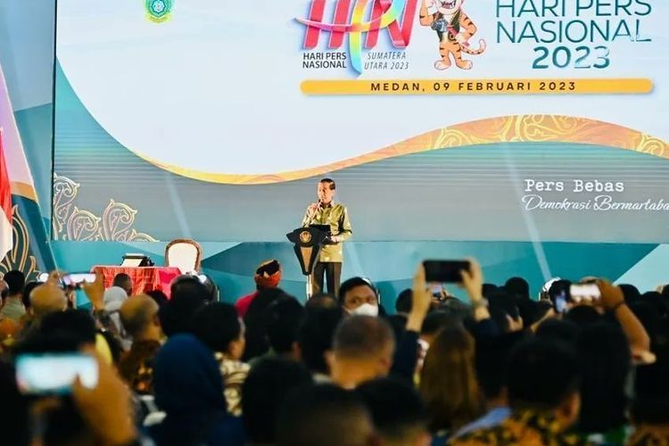 Pesan Presiden Jokowi di Peringatan HPN 2023: Pemerintah harus beri dukungan ke perusahaan media