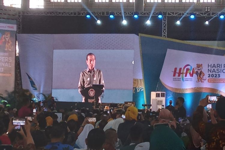 Presiden Jokowi Hadiri Perayaan Hari Pers Nasional 2023, Sebut Dunia Pers Tidak Sedang Baik-baik Saja