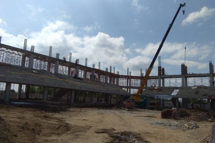 Diskopumdag Sukoharjo Berharap Proyek Pasar Cuplik Akhir November Selesai