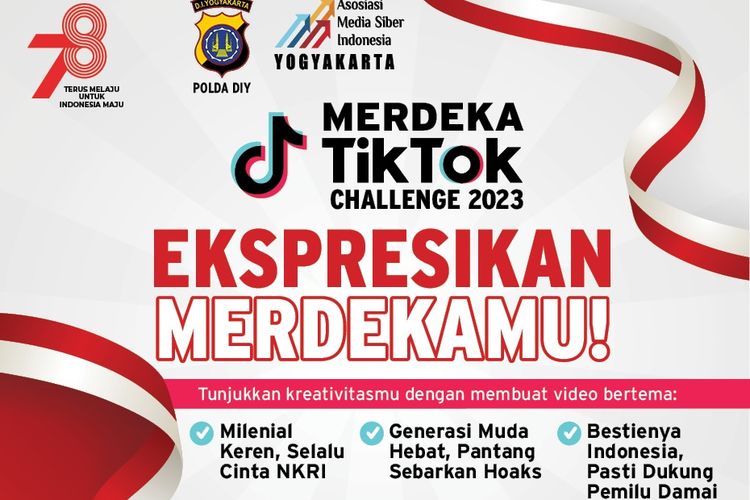  Lomba Merdeka Tik Tok Challenge 2023 Hadiah Jutaan, Buruan Ikutan..!